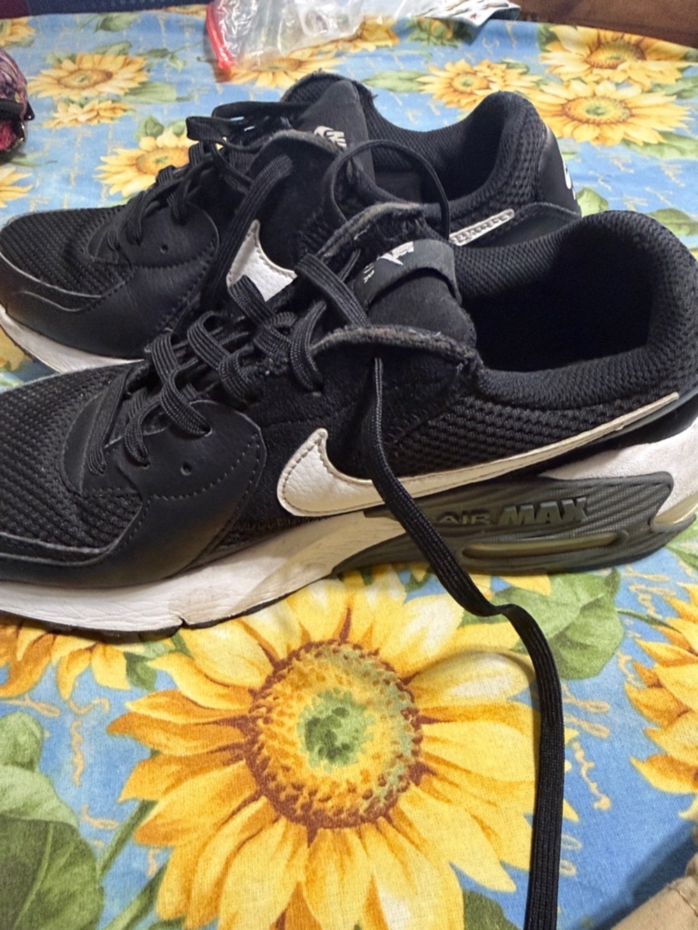 Nike Black and White Air Max Sneakers